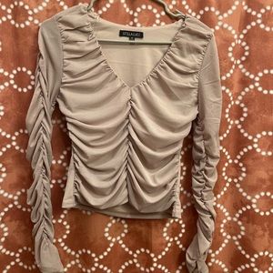 Scrunchy long-sleeve